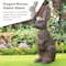 Glitzhome® 28" MGO Oversized Bronze Standing Rabbit Statue
